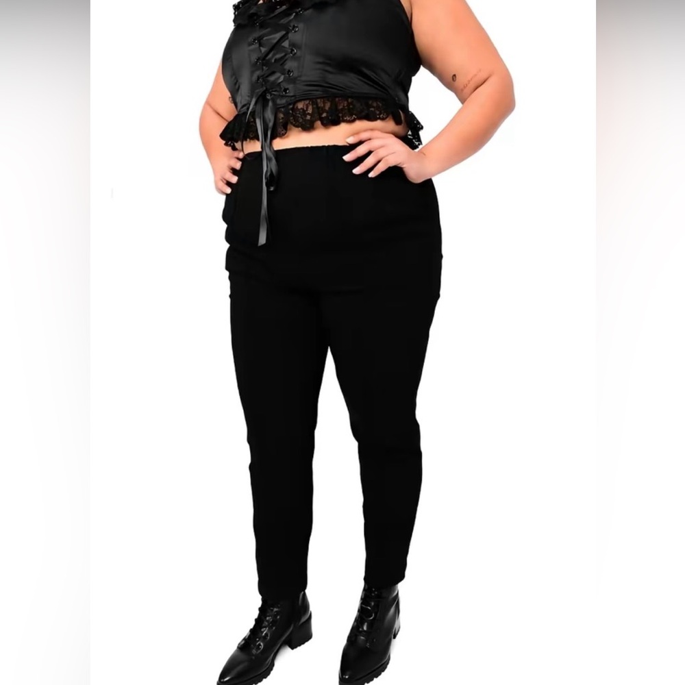 Foxblood Pencil Pants
